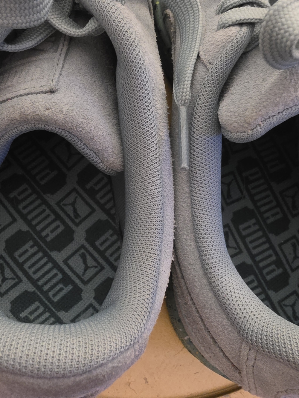 PUMA Suede Low-Top Sneakers in Dusty Blue - Picture 5 of 9